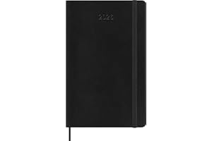 ‎MOLESKINE Moleskine Wochenplaner, Wochenagenda 2026 12 Monate mit Platz für Notizen, Deutsche Sprache, mit weichem Einband und Gummibandverschluss, Pocket-Format 9x14, Farbe Schwarz