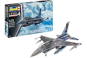 Revell-F-16D Tigermeet 2014, 1:72, 21,3 cm Maquette Avion, 03844, Multicolore
