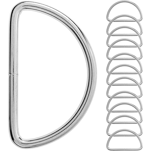 Sourcing Map Lot De 36 Boucles Rectangulaires En Métal Pour