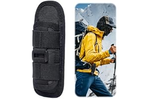 Dorart Home Bolso de la antorcha negra, Material Poliéster Linterna Táctica Caso, Antorcha Bolsa Multifuncional Dumping Caso Palo para los Hombres al aire libre Caza Camping Senderismo