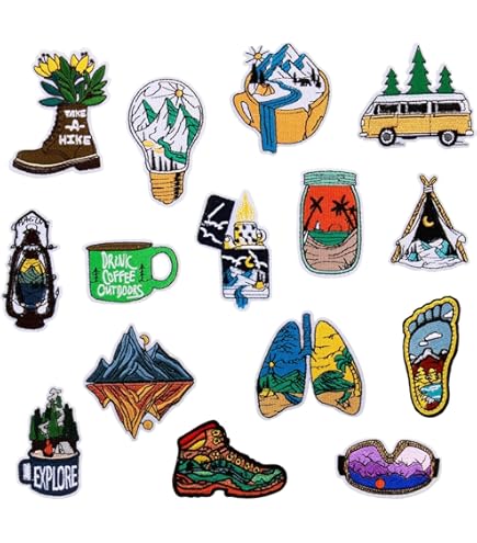 Kit Toppe Termoadesive Per Vestiti - Motivi Camion, Per Giubbotti, Jeans E Zaini, Fai Da Te