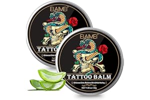 VALLEYLUX 2x Tattoo Creme Tattoo Butter 1.06oz, Tägliche Pflege & Aftercare für Alt Neu Tattoo Moisturizer Brightener, Verstärkt Tattoo Farben, Fördert die Heilung, Natural Vegan Tattoopflege Creme Balm