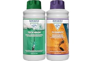 ‎NIKWAX VAUDE Nikwax Tech Wash+tx-direct, 2x1l (Vpe3)
