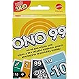 Mattel Games ONO 99 Card from Makers of UNO for Kids, Adults and Night, Add Numbers and Don't Go Over 99