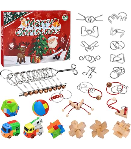 Calendrier De L'Avent 2025 Avec Puzzles 3D - 24 Jours - Pour Enfants 6-14 Ans - Cadeau De Noël éducatif - 7