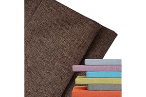 ELYSYSRL 5cm Dicke Sitzkissen Bank Bezug, Ersatzbezug für Sitzauflage, Leinen Bezug für Bankauflage Bankkissen, Gartenbank Auflage Outdoor Bezug, Waschbare Sitzauflage Kissenbezug(Brown,80x40x5cm)