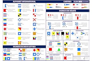 FLASH-TIDE INSTRUMENTS Planche Adhésive Bateau Pavillons Maritimes et Régates