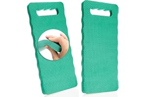 com-four® 2x Genouillères pour Le Jardin - Genouillères pour Le Jardinage - Genouillères pour l'artisanat et Les Loisirs - Tapis de Protection des Genoux résistant à l'eau (vert - 2 pièces)