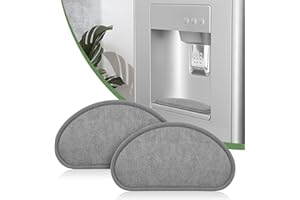 JIEYAO Confezione da 2 vassoi antigoccia per frigorifero, dispenser d'acqua per frigorifero, assorbenti, morbidi, per nascondere le macchie, accessori per macchina da caffè