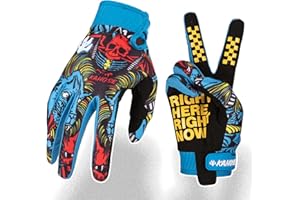 Fast passion Skeleton-Paw Motorradhandschuhe für Herren und Damen, Fahrradhandschuh, atmungsaktiv, Dirtbike-Handschuh für ATV, MTB, Motocros-Rennen