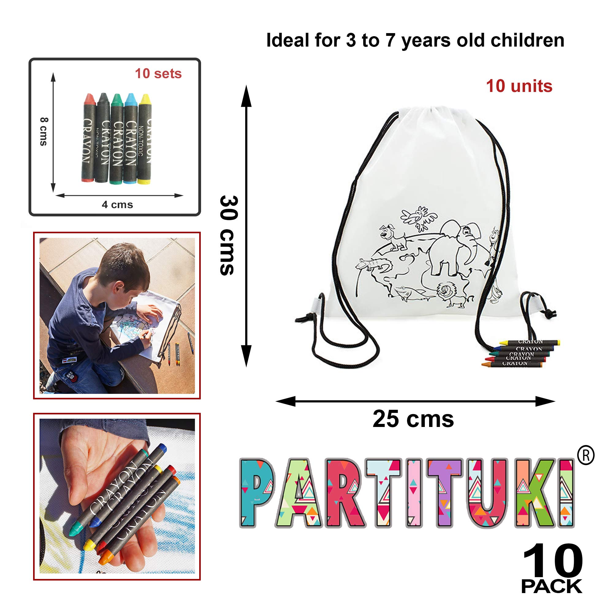 Petits-Cadeaux-Anniversaire-Partituki-Lot-de-10-Sacs--Colorier-pour-Enfants-avec-des-Cires-Colores-Dtail-pour-Ftes-danniversaire-des-Enfants-Pignata