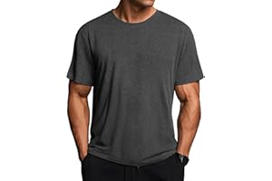 Weardear Sportowe t-shirty, męskie, szybkoschnące, funkcyjne, oddychające, do biegania, na lato, krótki rękaw, do fitnessu