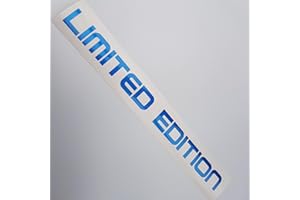 folien-zentrum - Limited Edition Blau Metallic 20 x 1,5 cm - hochwertiger Aufkleber Auto Tuning - OEM & JDM Auto Sticker - Lustige Aufkleber für Auto - Stickerbomb - Autoaufkleber - Made in Germany