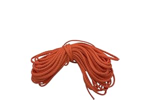 Shop SoftAir® Corda Intrecciata Galleggiante Cima per Salvagente da 30 Metri in Levilene Colore Arancione Ultraresistente Omologata per la Nautica Diametro 8 Millimetri