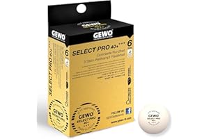 GEWO Select Pro 40 + Tennis de Table Ball, Mixte