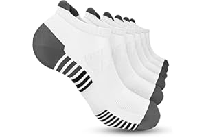 FR FABRIZA COMFORT LEGACY Fabriza Breathable Trainer Socks for Men Women - Soft & Comfortable Running Socks, Anti-Blister Cotton Sports Socks, Ankle Socks for Daily Wear (6 Pairs)