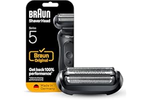 Braun Serie 5 54B, Testina Braun Serie 5 ORIGINALE Per Rasoio Elettrico Barba, Recupera il 100% Delle Prestazioni Del Tuo Regolabarba Uomo, Compatibile Con i Rasoi Series 5 50-, 51-, 52-