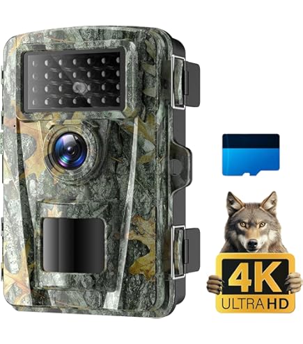 Fototrappola 2.7K HD - 58MP, Visione Notturna, Impermeabile IP66 Per Wildlife E Sicurezza - Foto 9