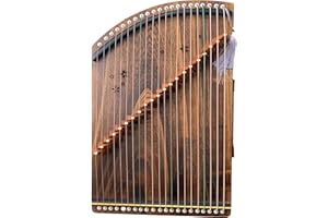 LANDTOM Guzheng Finger Trainer with Full Accessories/Guzheng Code/Backpack, Suitable for Professional/Adult/Beginner/Children 21 Strings (A, strings on bridges)