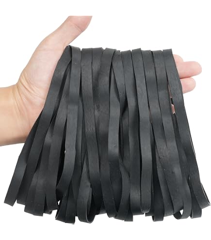 MULTIBROS 20x Gummi Spannringe für Zelt & Vorzelt – Langlebige Vierkant-Gummiringe | Perfekt für Zeltabspannung & sicheren Halt | 130 x 5 x 5 mm