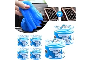 CHENKEE Tastatur Reinigung Auto Reinigungsgel, 6 Stück Schleim Reiniger Universeller Staubreiniger Keyboard Cleaner for Cars Vents, laptops, Computers, Printers