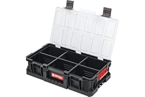 XL Modular Wählbar Werkzeugtrolley, Werkstattkoffer Set, Werkstattwagen Set aus"Q-Brick" Serie mit viel Zubehör! Der mobile Alleskönner - Privat & Gewerbe (Organizer Flex)