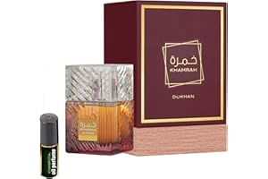 CLOROPHILLA. Lattāfa KHAMRAH DUKHAN Parfümspray 100 ml und Körperparfüm Chlorophilla - Khamrah arabischer Uni-Duft (Khamrah Dukhan)