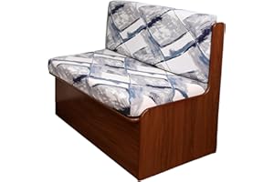 E EBETA Ebeta Housse de siège pour Camping-Car, Housses de Coussin de Table à Manger élastiques pour Camping-Car, Housse de canapé, 1 x Housse de Banquette et 1 x Housse de Dossier (Nuages ​​​​fluides)