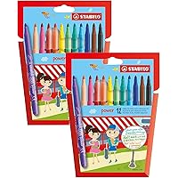 Filzstift - STABILO power - 2x 12er Pack