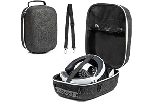 DEVASO Hard Carrying Case for Playstation VR2 Gaming, Headset and Touch Controllers Accessories Case, Portable Travel Storage Bag All-in-One Storage - Excluding vr for PSVR2