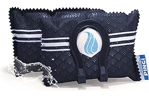 PINGI deshumidificateurs réutilisables sacs de 150g avec indicateur d’humidité| A base de silice, élimine l'excès d'humidité et odeurs | Pour la maison, placard, buanderie, voiture, véhicules