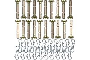 CUB CADET Lot de 20 goupilles de cisaillement et goupilles de coupe 738-04124A 714-04040 MTD souffleuse à neige