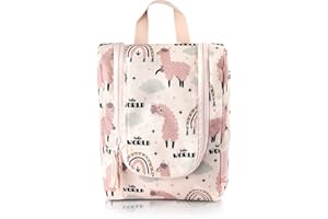 TA Trend Atelier Borsa da Toilette Bambini Sostenibile - Senza PFC - Borsa da Bagno/Beauty Case per Bambini da Appendere