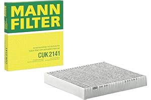MANN-FILTER CUK 2141 Cabin Air Filter - Pollen Filter with Activated Carbon - for Cars + Transporters