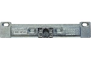 Winkhaus Loqueteau de porte de balcon BK WSK 121 en argent pour porte de terrasse et de balcon