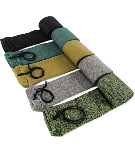 2-Pack 54" Extra Long & Wide Gun Socks – Soft Rifle Storage Covers With Drawstring