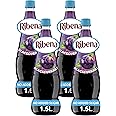 Ribena Blackcurrant Squash No Added Sugar 1.5L – Real British Blackcurrants | Rich in Vitamin C | No Artificial Colours or Flavours | 100% Recycled Plastic Bottle (Pack of 4)