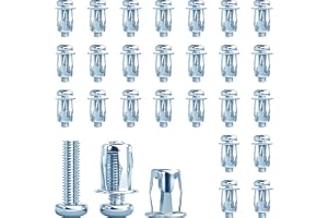 Jyvex 25 st jack spår, cavity metal ankare M8 x 30, kronblad expansionsspår, hålighetsplugg metall, gipsskiva plugg hålighet
