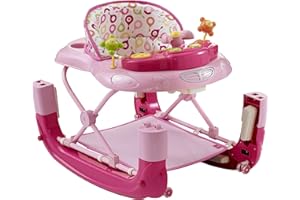 MY CHILD Mychild Walk'n'Rock 2-in-1 Baby Walker Pink