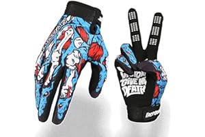 Fast passion Skeleton-Paw Motorradhandschuhe für Herren und Damen, Fahrradhandschuh, atmungsaktiv, Dirtbike-Handschuh für ATV, MTB, Motocros-Rennen