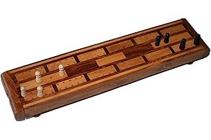 PURITY PRODUCTS Fair Trade Mixed Wood Cribbage Board