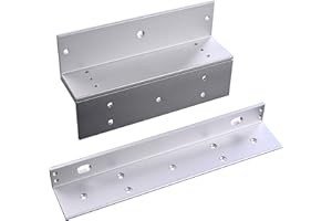 UHPPOTE Z & L ZL Support Soutien Happe de Fixation pour la Serrure Electrique de Force de Maintien 280KG 600lbs Porte vers l'intérieur pour le Système de Contrôle d'Accès