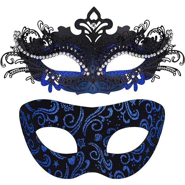 Masque Yeux Halloween / Carnaval - Réglable Adulte Et Enfant - Couleurs Noir, Jaune, Rouge, Bleu, Violet - Pour Déguisement