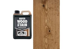 Littlefair's Tinte para Madera 5ltr - Acabado Premium, Fácil de Usar y Limpiar Tinte Madera - Basado en Agua, Seguro y Ecológico - Disponible en Muchos Colores - Color: Palosanto claro