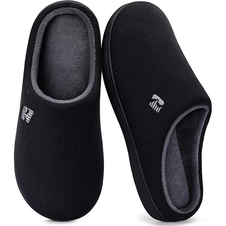 Mishansha Warme winterpantoffels voor dames en heren, traagschuim