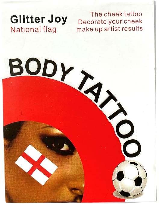 UK Flag Temporäre Tattoos – 10 Blatt Mit Nationalflaggen-Aufklebern Für Gesicht & Körper, Ideal Für WM, EM & Partys, Wasserfest