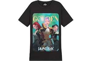 KPop Demon Hunters Officiel T-Shirt Fille & Ado, Tshirt à Col Rond Doux, Kawaii Vetement Fille, Tenue Kpop Idee Cadeau