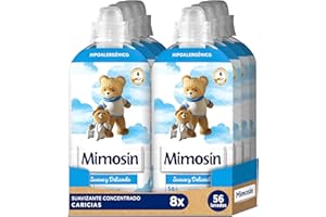 Mimosín Suavizante Concentrado Caricias, 8 x 56 lavados​