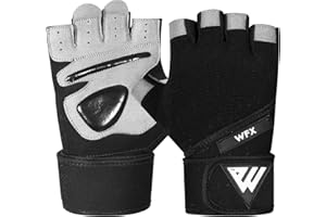 WFX Trainingshandschuhe für Gewichtheben, für Männer und Frauen, Handgelenkstütze, gepolstert, extra Griff, Handflächenschutz, Fitness, Workout, Handschuhe, Radfahren, Aufhängen, Klimmzüge,