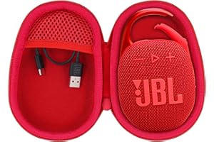 co2CREA Duro Viajar Caja Estuche Funda para JBL Clip 5 Altavoz inalámbrico con Bluetooth(Funda Solo)